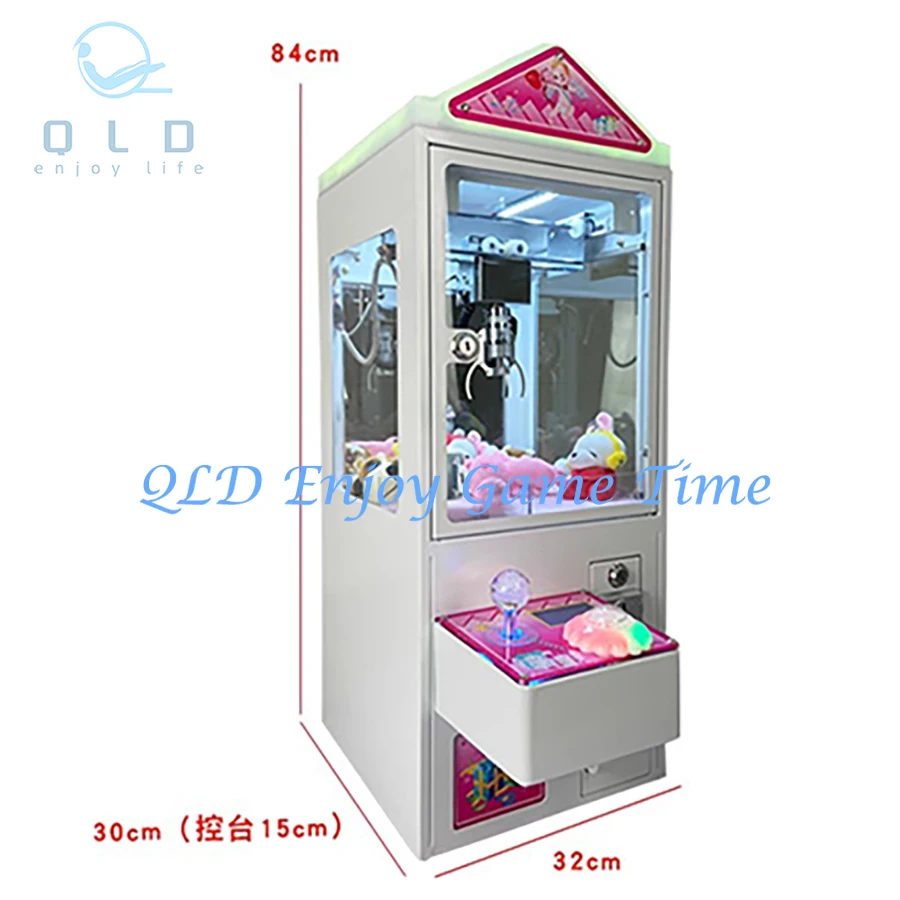 LED Mini Toy Claw Crane Machine for Carnival, Arcade Grabber, Coin Operated, KTV, Cinema, 110V, 220V