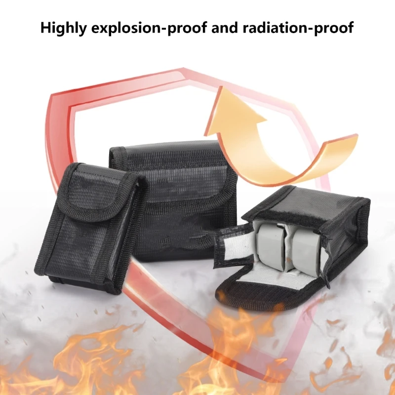 Fireproof Battery Safety Bag For UAV Lithium Battery Storage Heat Resistant Dropship