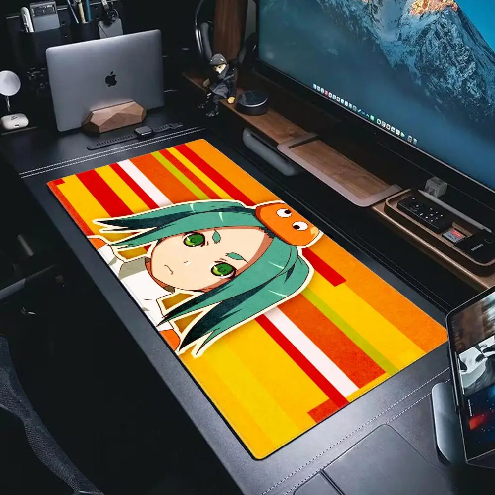 HD-F FCNB M Monogatari Yotsugi Ononoki Mousepad With Pad gaming accessories Prime Gaming XXL Keyboard Pad Stitch Padding Mat