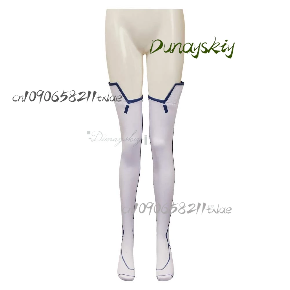 Аниме Dan Dadan Bamora Косплей Костюм Белое Боди Боевой Костюм Чужой Антенна 30 СМ Парик Для Хэллоуина Карнавальный Костюм