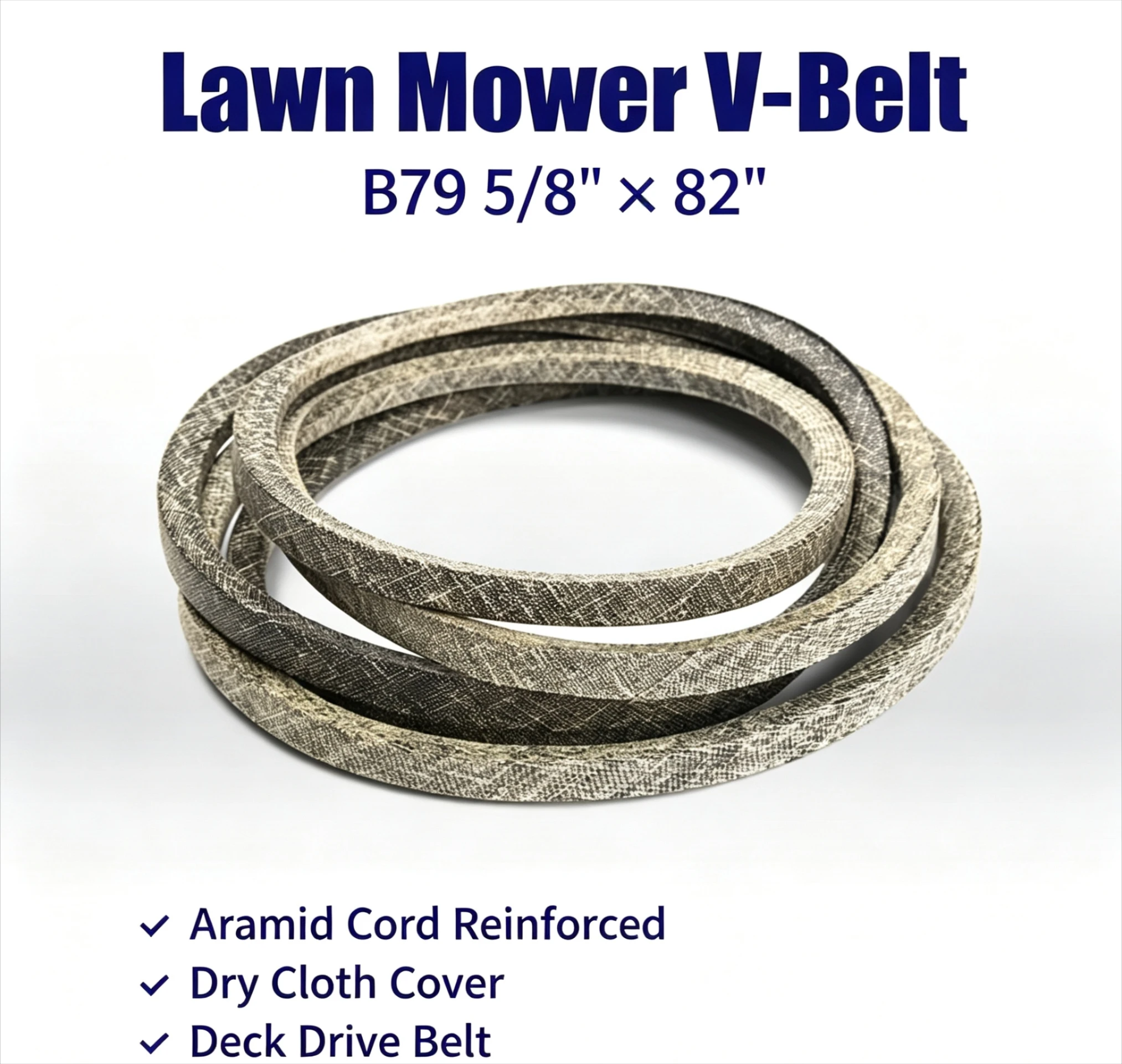 230g B79 5/8x82 Aramid Cord Reinforced V Belt Lawn Mower Replacement Belt No Brand No OEM Part Number