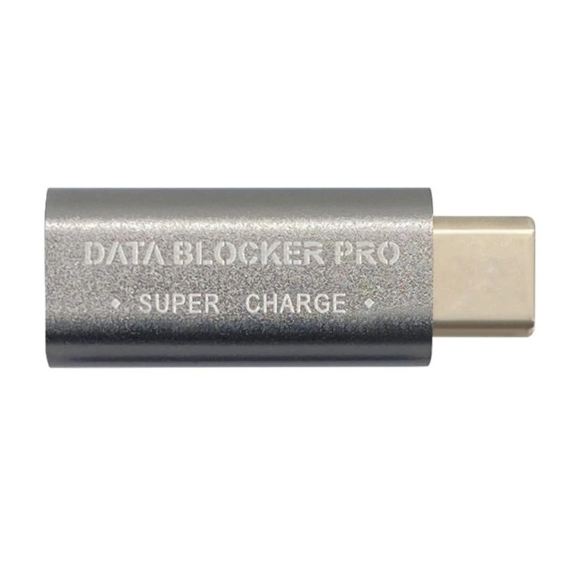 

USB C Blocker Data, USB C MALE TO ADAPTER ADAPTER Quick Power Up, отсутствие утечки данных для электронных гаджетов. Зарядка