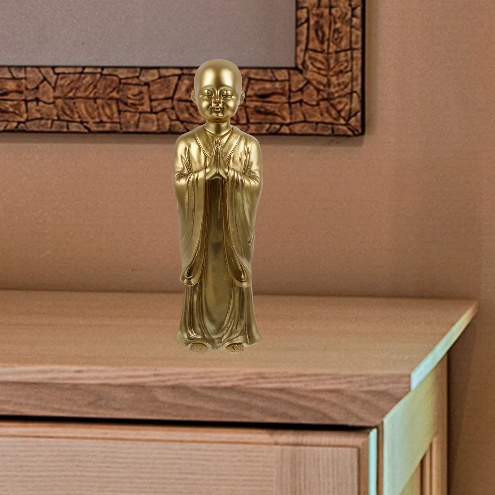 

Creative Decoration Vintage Style Desktop Ornament Home Office Temple Adorn Retro Craft Statue Mini Retro Craft Decor Household