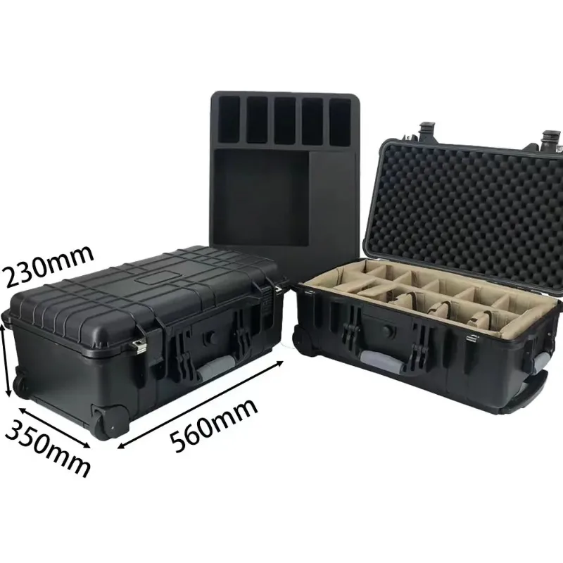 DPC112 Foam Padded Hard Plastic Tool Case For Camera