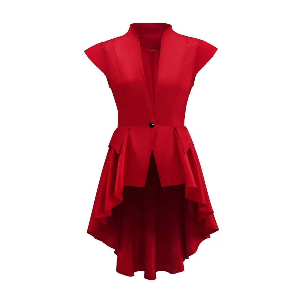 Medieval retro Frock Gothic coat solid color, Victorian ball cosplay Renaissance women's top view 3