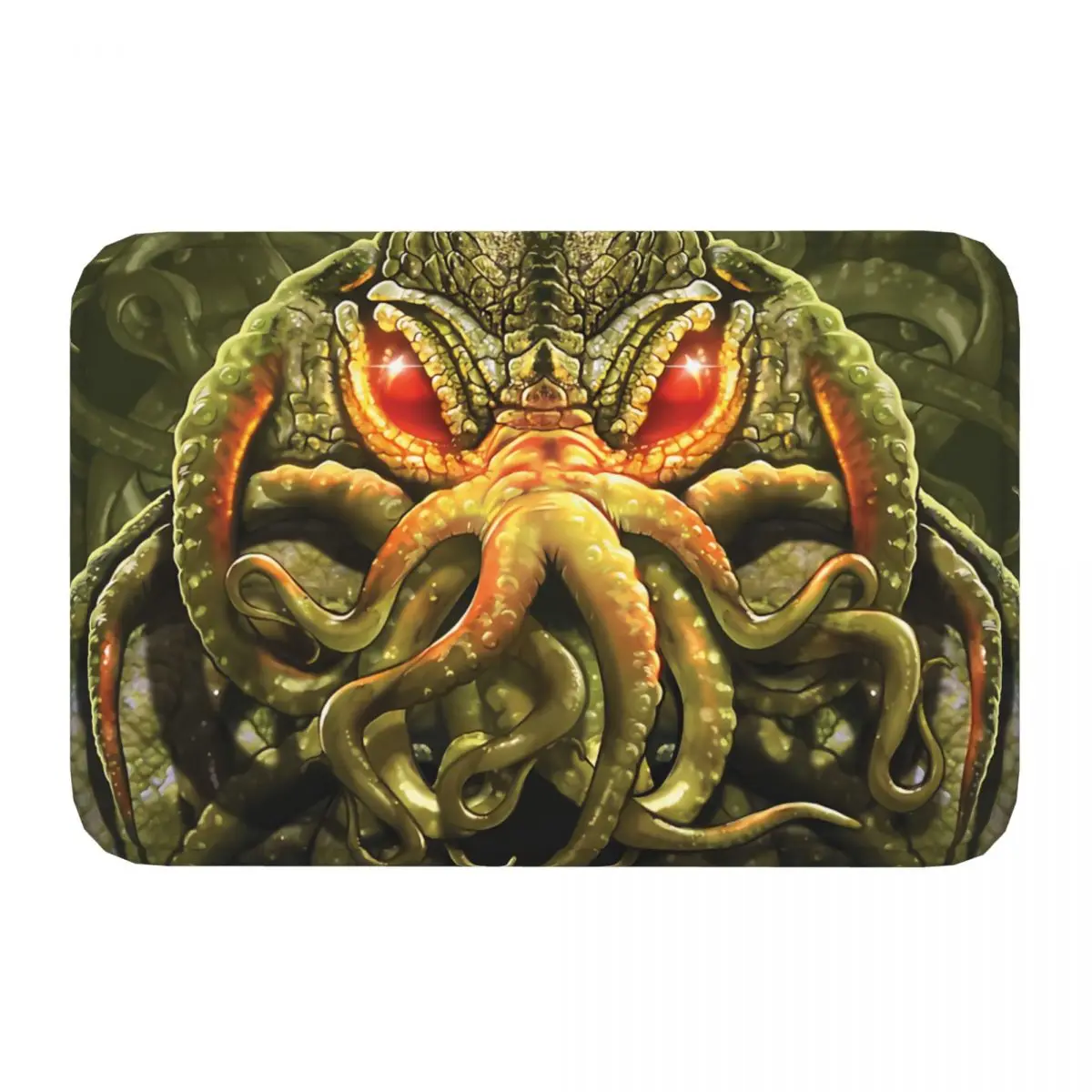 Cool Monter Cthulhu Horror Monter Non-Slip Carpet Doormat Living Room Bathroom Mat Entrance Door Home Rug