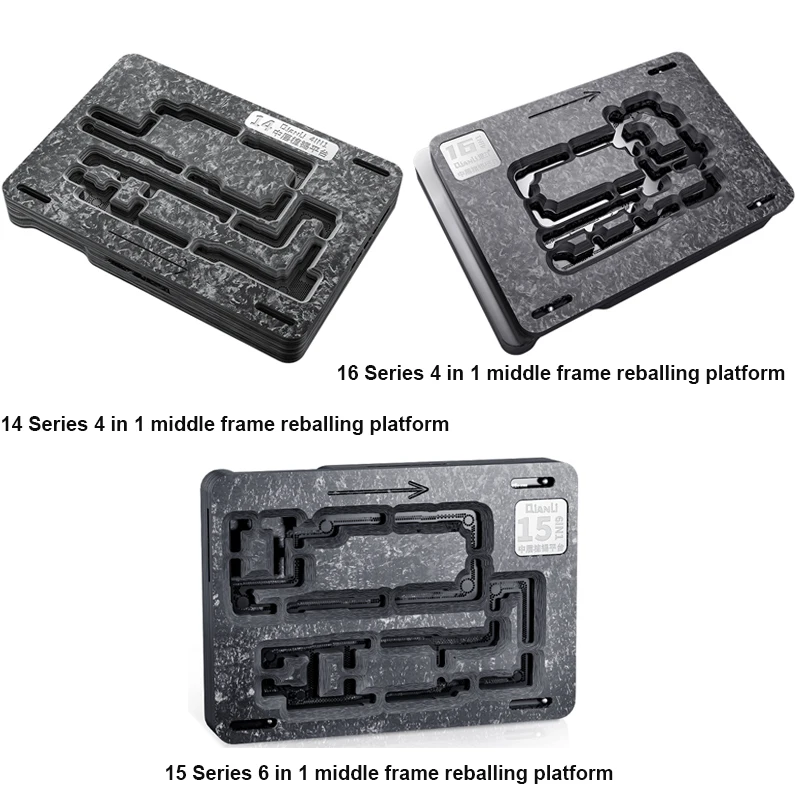 Qianli Middle Frame Reballing Platform for 14 15 16 Series Strong Magnetic Adsorption High Precision Motherboard Fixture