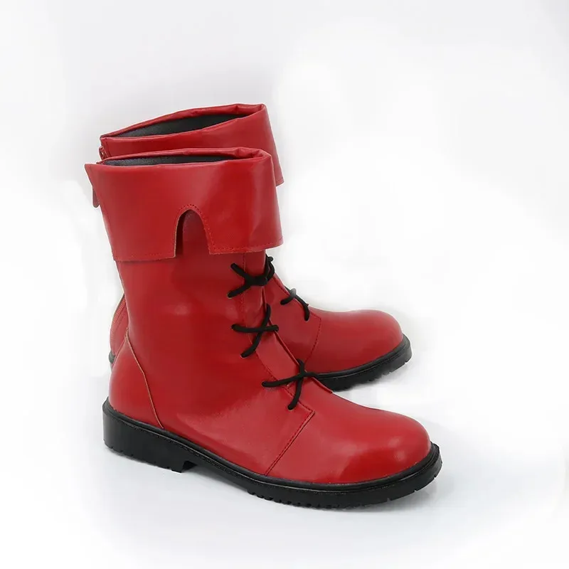 

2025 11 Cammy Halloween Carnival Boots PU Leather Shoes Cosplay Props Custom Made