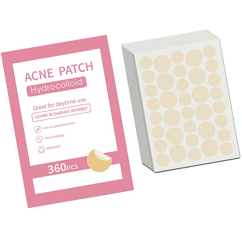 360 pçs/lote espinha remendo acne invisível remoção de acne cuidados com a pele adesivos corretivo rosto ponto beleza maquiagem ferramentas