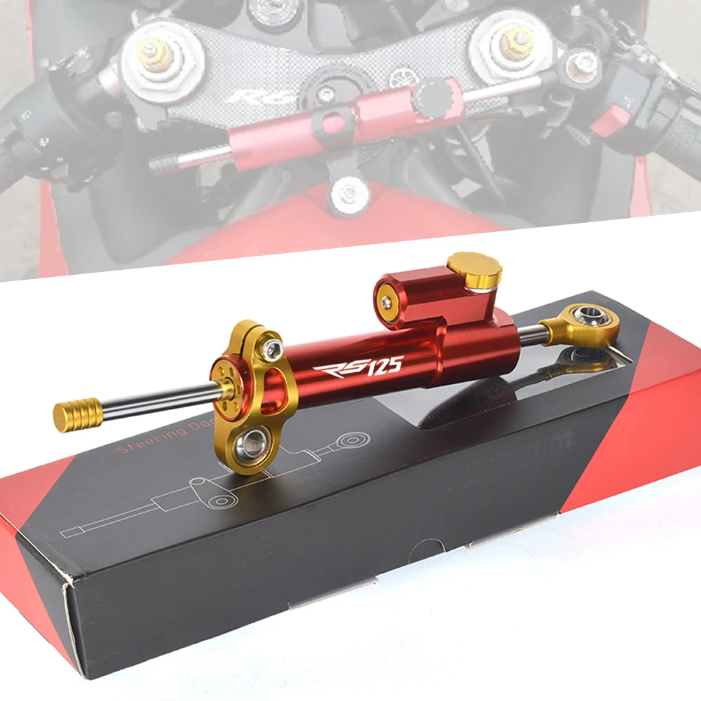 FOR APRILIA RS125 RS 125 1997 1998 1999 2000 2001 2002 2003+ Adjustable Motorcycles Steering Stabilize Damper Bracket Mount Kit