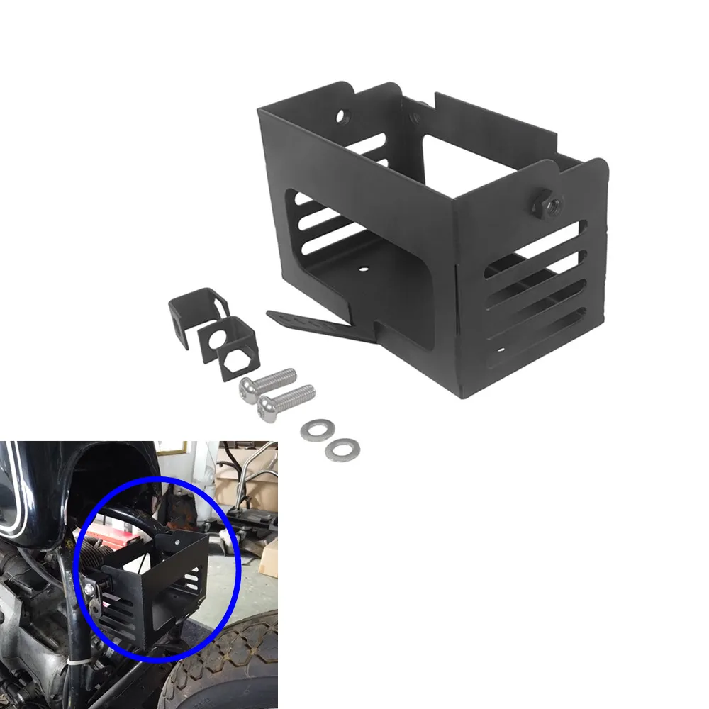 

for BMW R45 R65 R80 R100 Under Engine Battery Box Tray Motorbikes Cafe Racer Accessories Battery Case