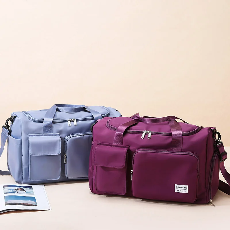 

Wet and dry fitness bag men's belt shoe sanitary swimming training yoga bag women's large capacity light travel bag