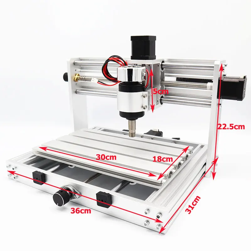 Cnc 200 pro max metall gravur maschine grbl steuerung w spindel 3 achsen holz fräser diy laser graveur fräsmaschine schneiden mdf – Detail 11