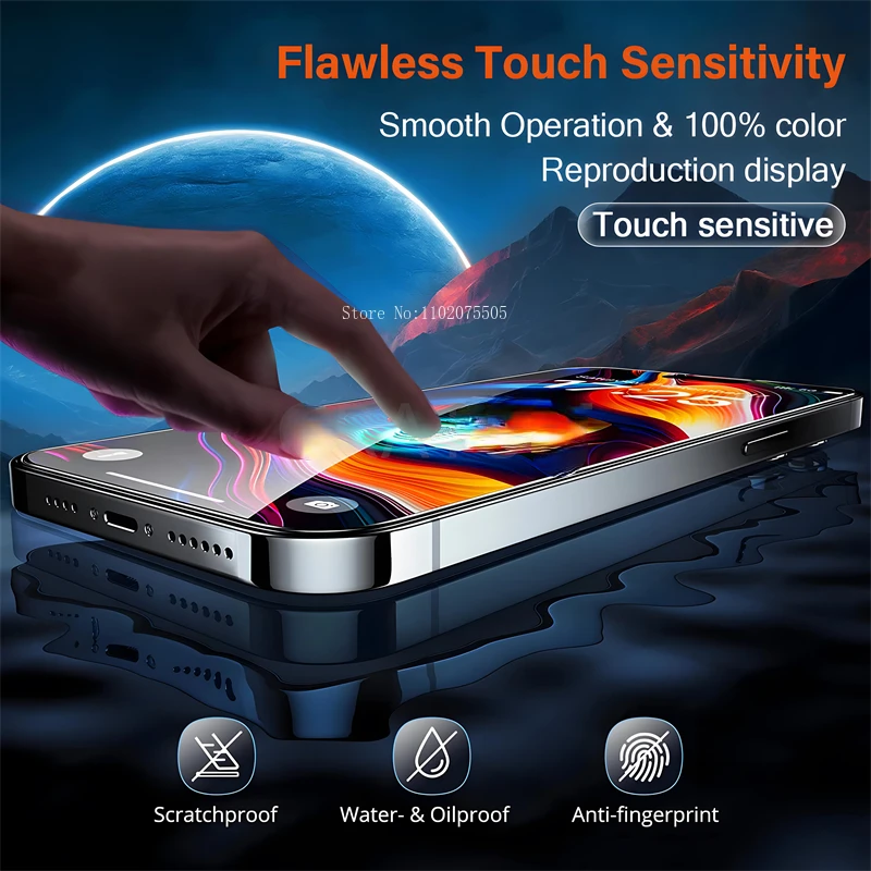 2Pcs Hydrogel Film For iPhone 15 14 Pro Max 8 7 14 Plus Full Cover Screen Protector For 13 12 Mini 11 Pro X XS Max Not Glass
