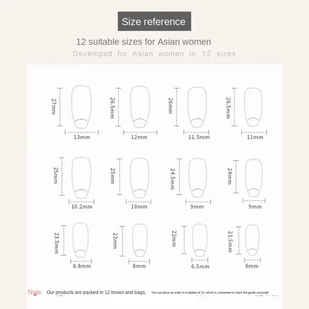 ファッションロングバレリーナ付け爪フレンチサマーカラフルフェイクネイル取り外し可能なフルカバーネイルチップ女性女の子用