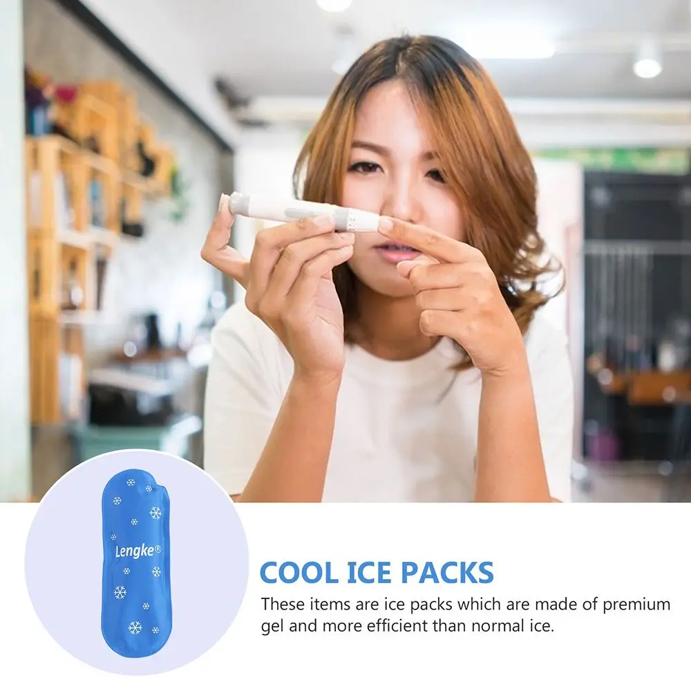 1/3pcs Portable Reusable Diabetic Insulin Cooling Bag Cold Gel Ice Pack Protector Pill Refrigerated Ice Pack Cooler Travel Case