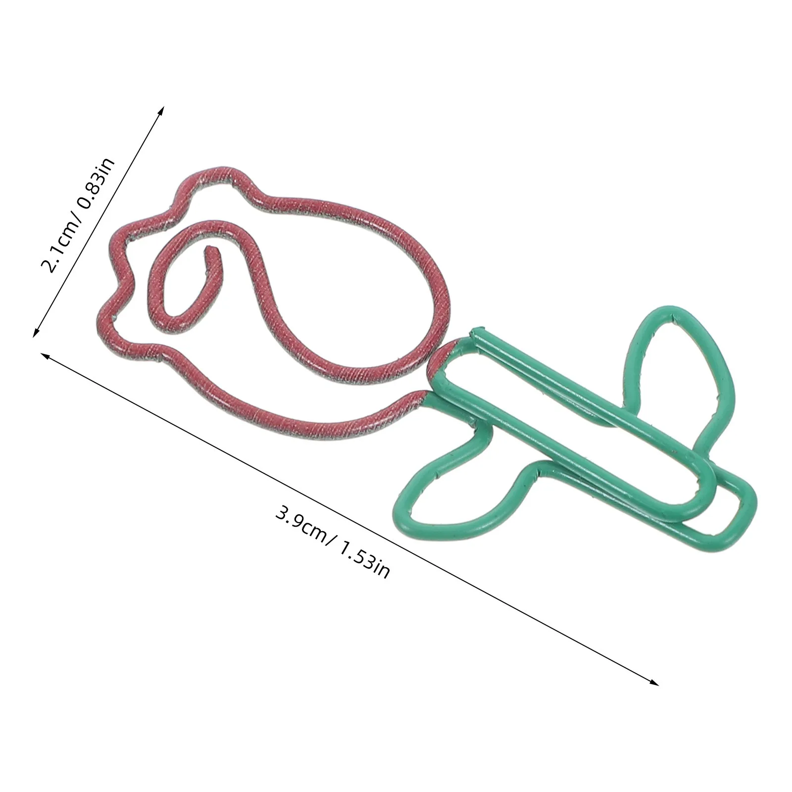 20 Stück Büroklammern in Rosenform, Metall-Lesezeichen, niedliche dekorative Clips für Schule, Büro, Planer, Zubehör, Dokumentenbefestigung