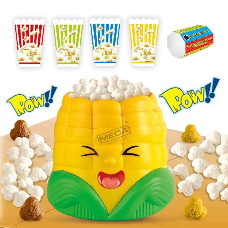 Unisex Corn Games Fun Family Board Games Decompression Pranks Simulated Popcorn Puzzle Educational Toy for Kids Birthday Gift