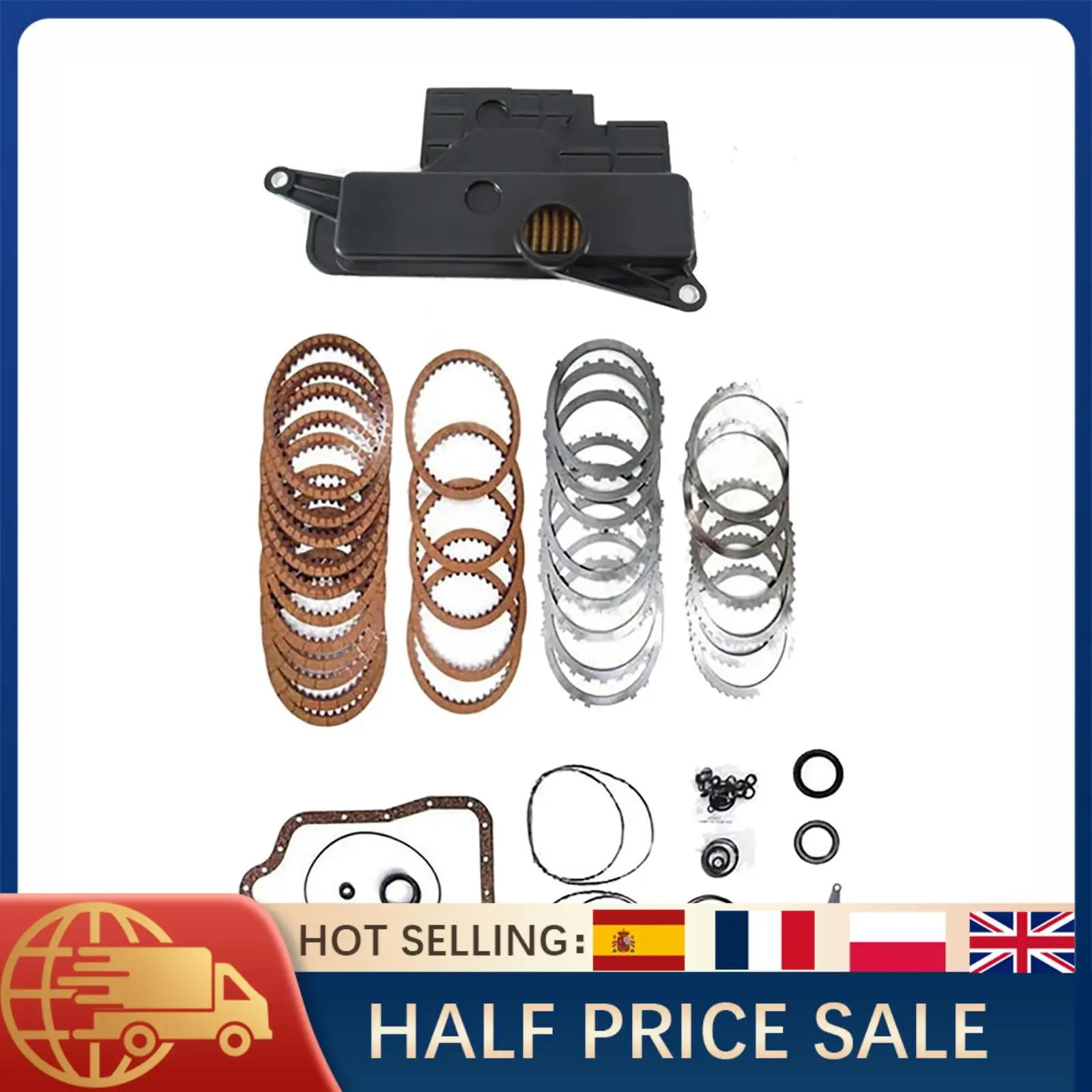 

Комплект для восстановления главной коробки передач 2009-2012 для Toyota Highlander RAV4 Sienna Venza Camry U760E U760F, фрикционная сталь для капитального ремонта