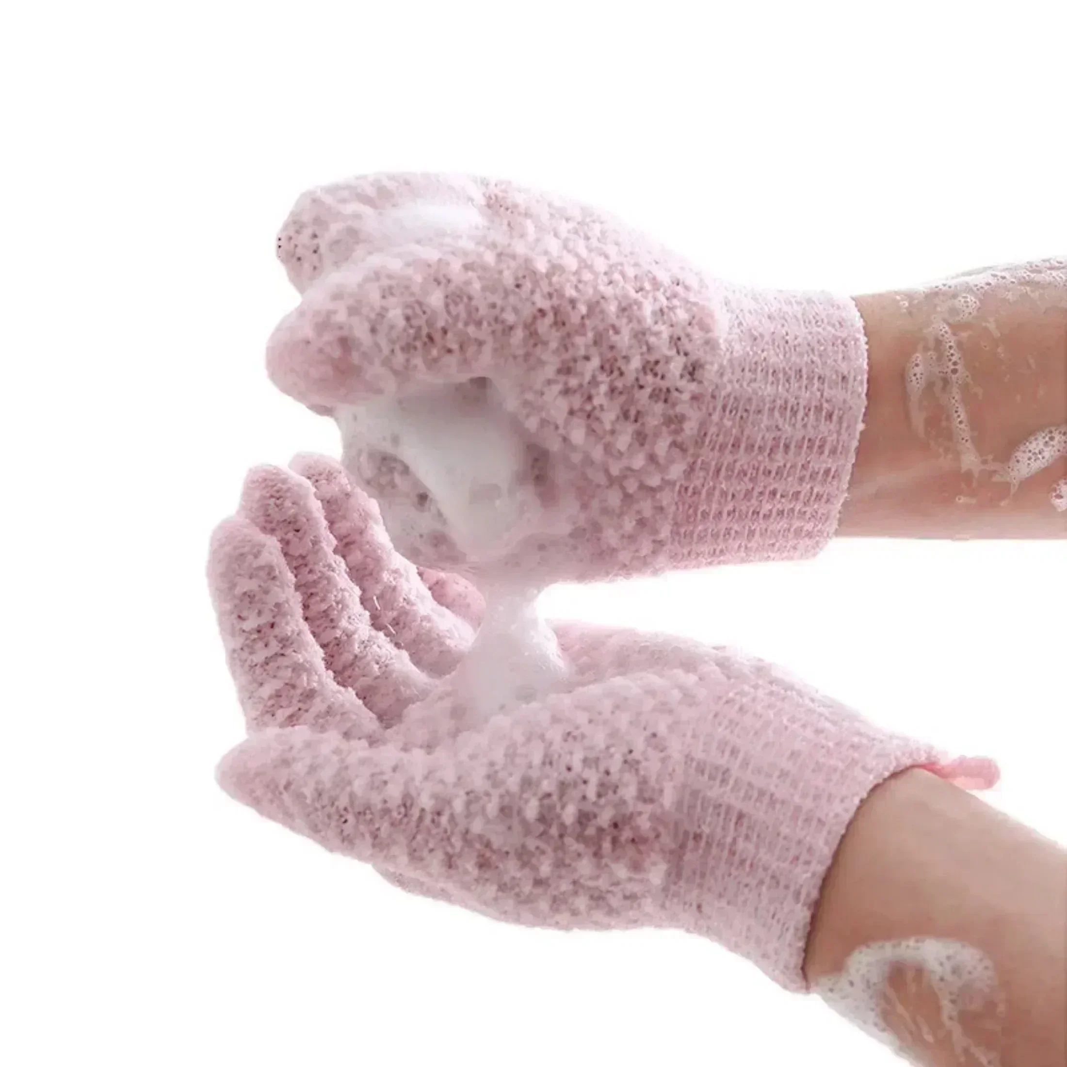 Guantes exfoliantes, esponja de baño, removedor de piel muerta corporal, cepillo de ducha de baño, masajeador, exfoliante, baño mágico