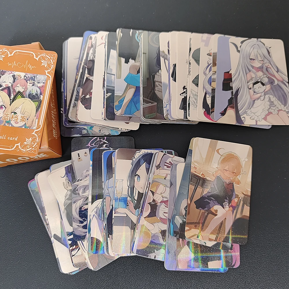 Blue Archive The Animation Lomo Card Album Characters Collection Photocard 100 Pc/set