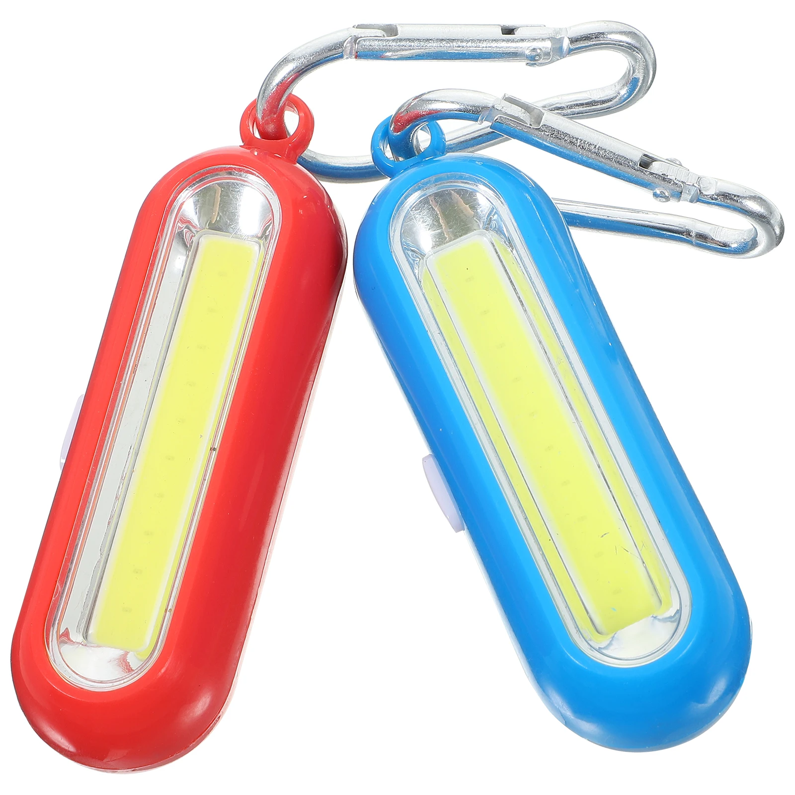 

2PCS Keychain Flashlight Mini LED Bright Small Climbing Camping Hiking Pendant Light Portable Emergency Safety