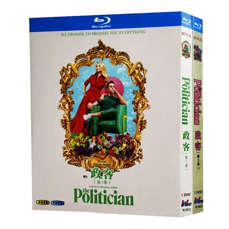Série TV américaine Politician, saisons 1-2, Blu-ray Ultra HD, coffret BD avec sous-titres chinois et anglais