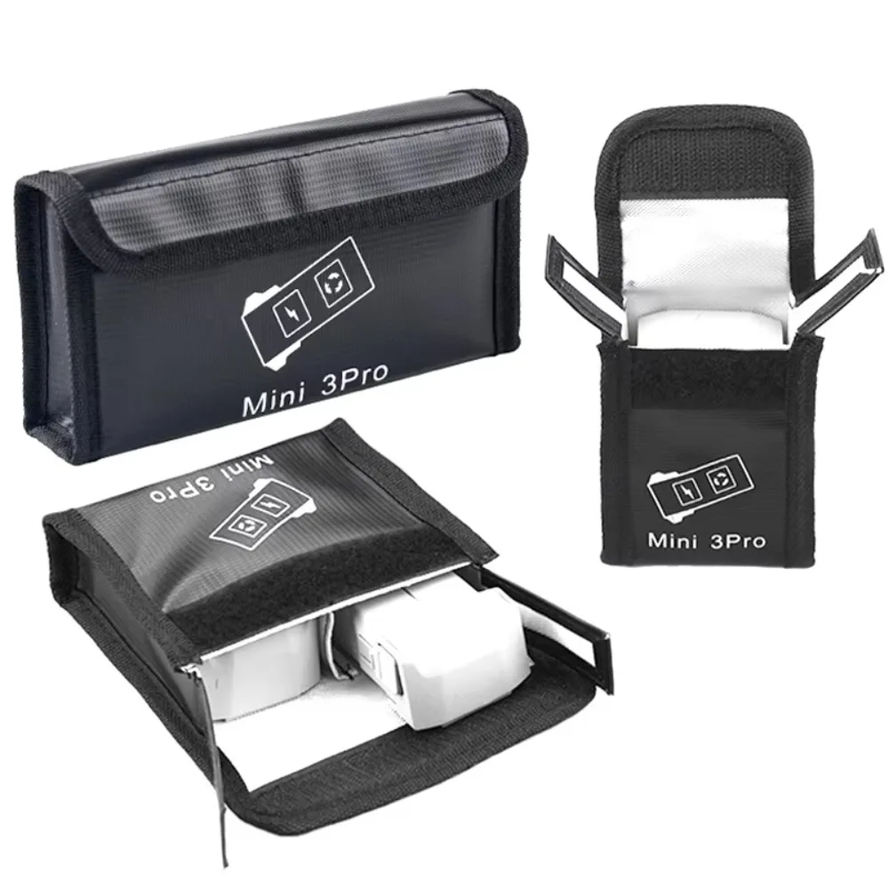 

Высококачественная огнестойкая взрывозащищенная защитная сумка для аккумулятора RC LiPo, безопасный защитный зарядный мешок для аксессуаров Mini 3 Pro
