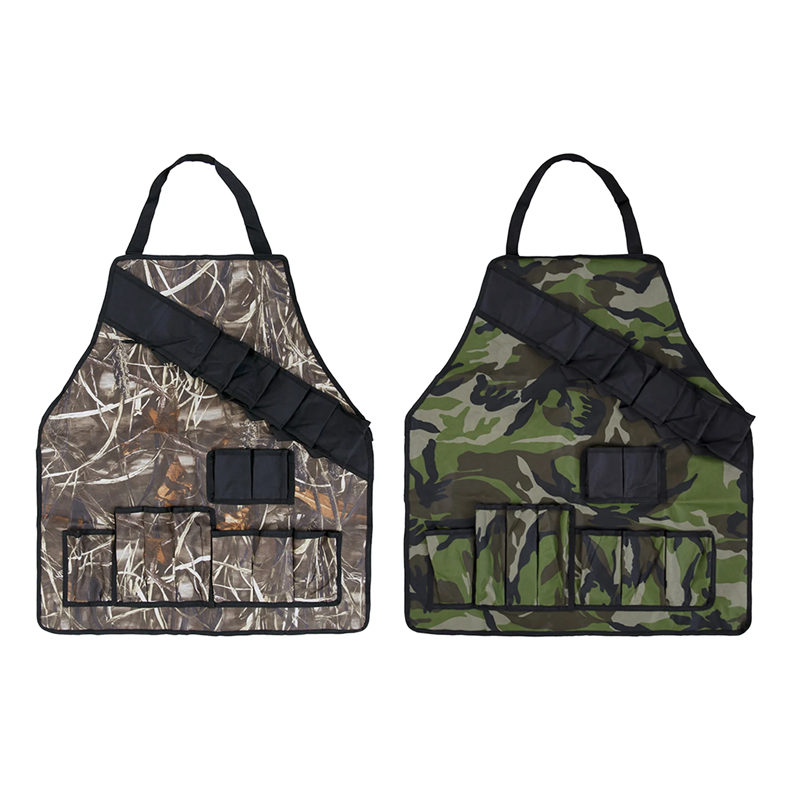 Durable 600D Oxford Camouflage Barbecue Apron Kitchen Garden Tools Multiple