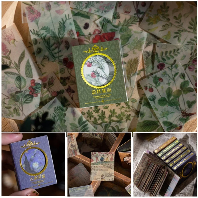 606 แผ่น 6 การออกแบบ Vintage Time Screening Room กระดาษ Scrapbooking/การ์ดทํา/Journaling โครงการ DIY ไดอารี่ตกแต่ง