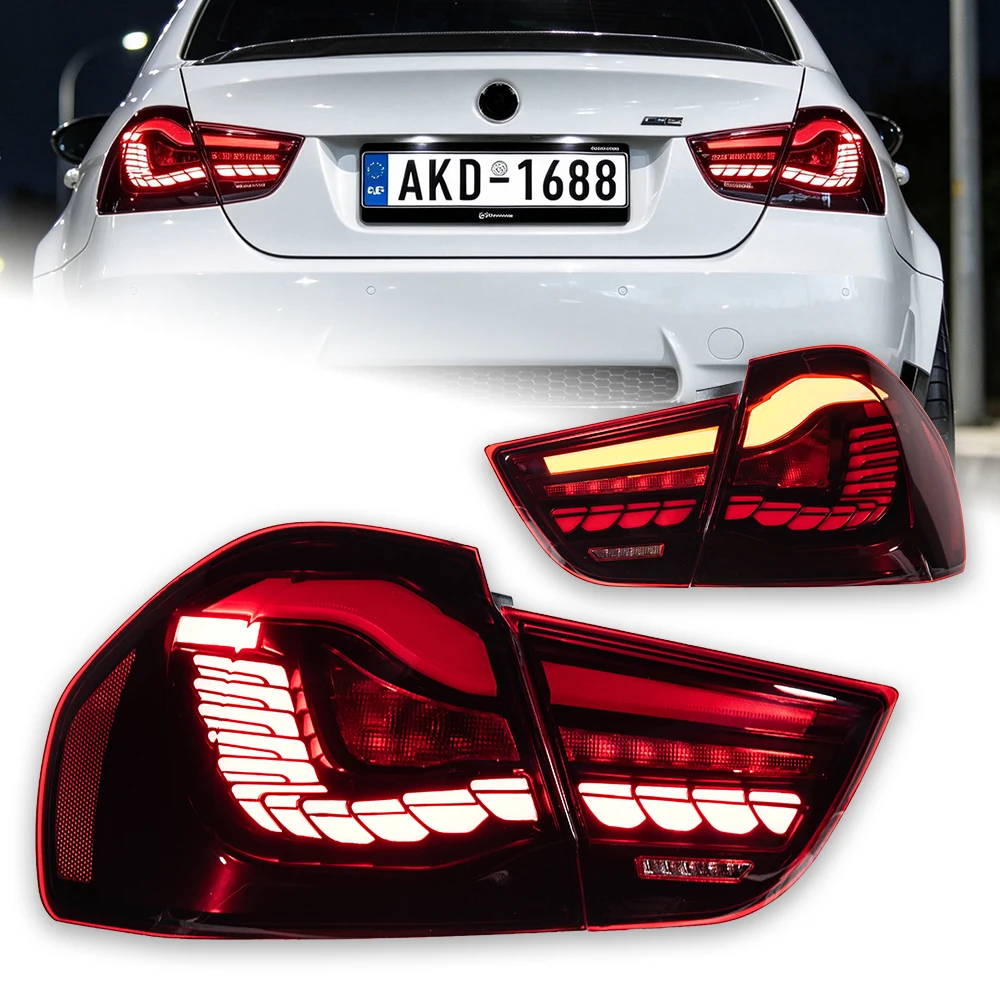AKD Car Styling for BMW E90 Tail Light 2009-2012 320i 323i325i 330i LED Tail Lamp DRL Signal Brake Reverse auto Accessories