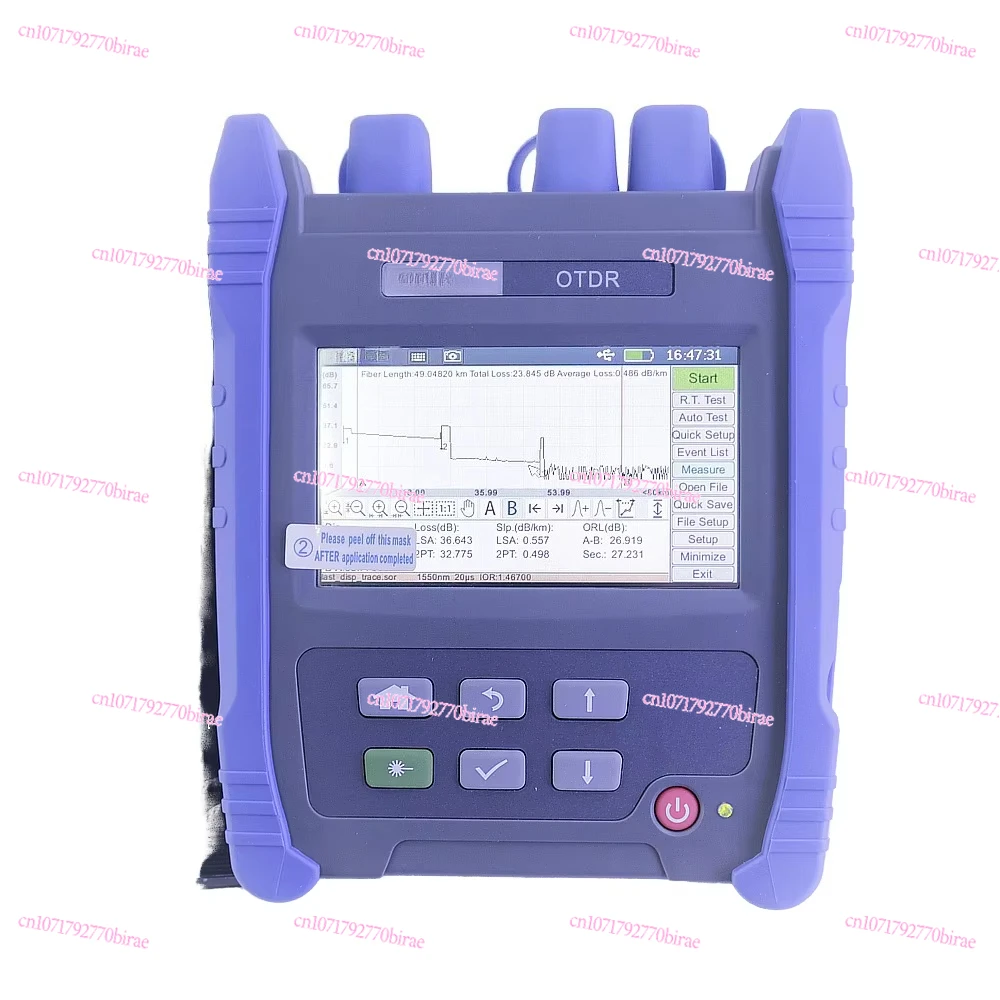 

Portable OTDR Optical Time Domain Reflectometer with Touch Screen Optical Fiber OTDR