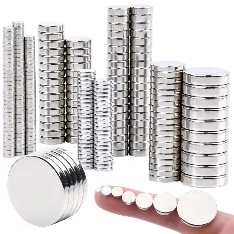 Strong Round Magnets for Fridge, DIY, Projects, Science, Office 10x2 10x4 15x2 15x4 20x2 20x4