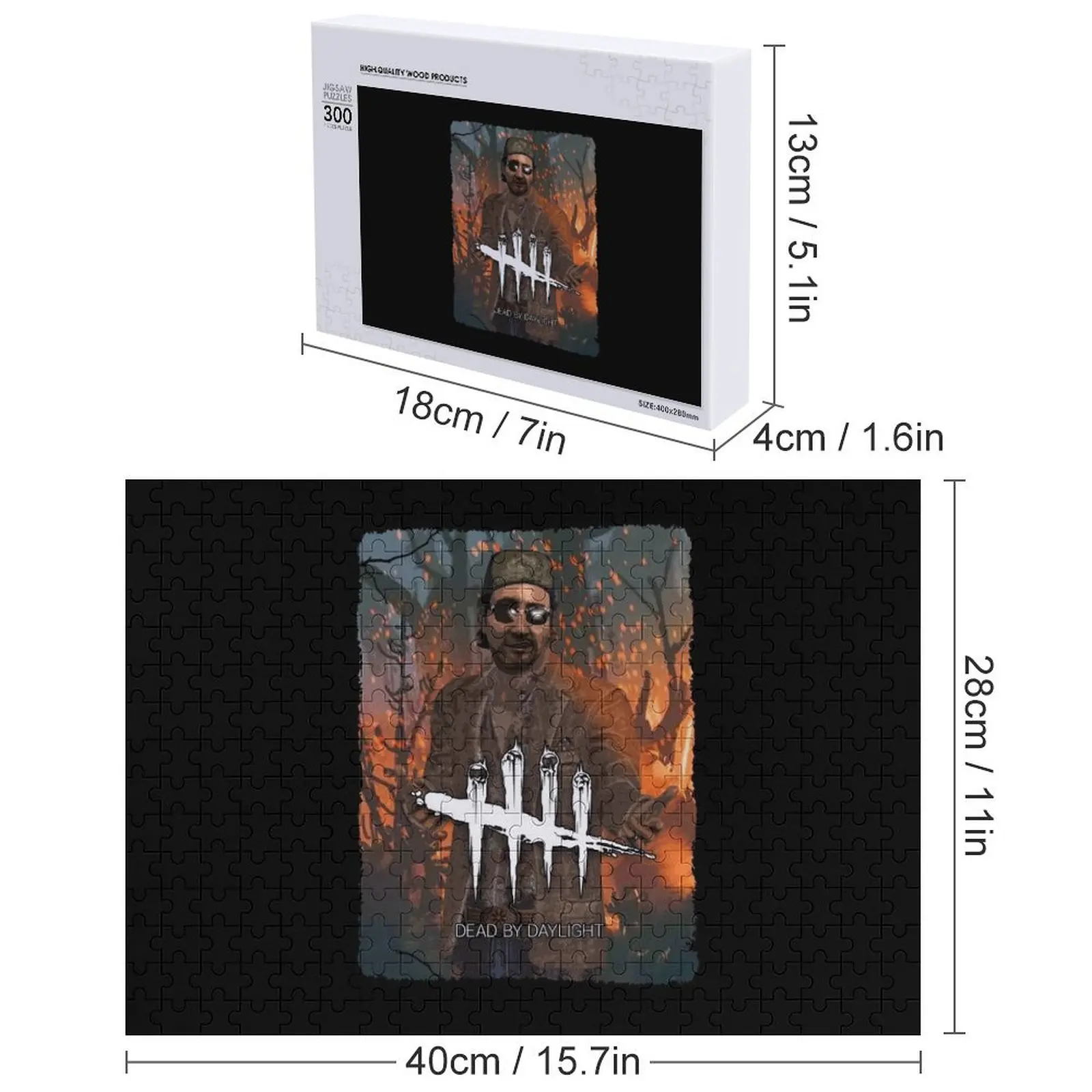 ตัวละครเอซ วิสคอนติจากเกมดาวล์ไลท์ ตัวต่อจิ๊กซอว์ของเล่นเด็ก ของเล่นไม้ ของขวัญภาพถ่ายส่วนตัว ตัวต่อจิ๊กซอว์สลักชื่อ