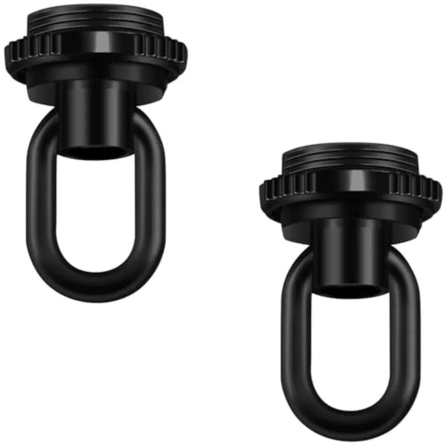 Light Fixture Cross Bar Kit Screw Collar Loop Kit Canopy Hardware Set Heavy Duty Die Cast Ceiling Hook Loop Holder