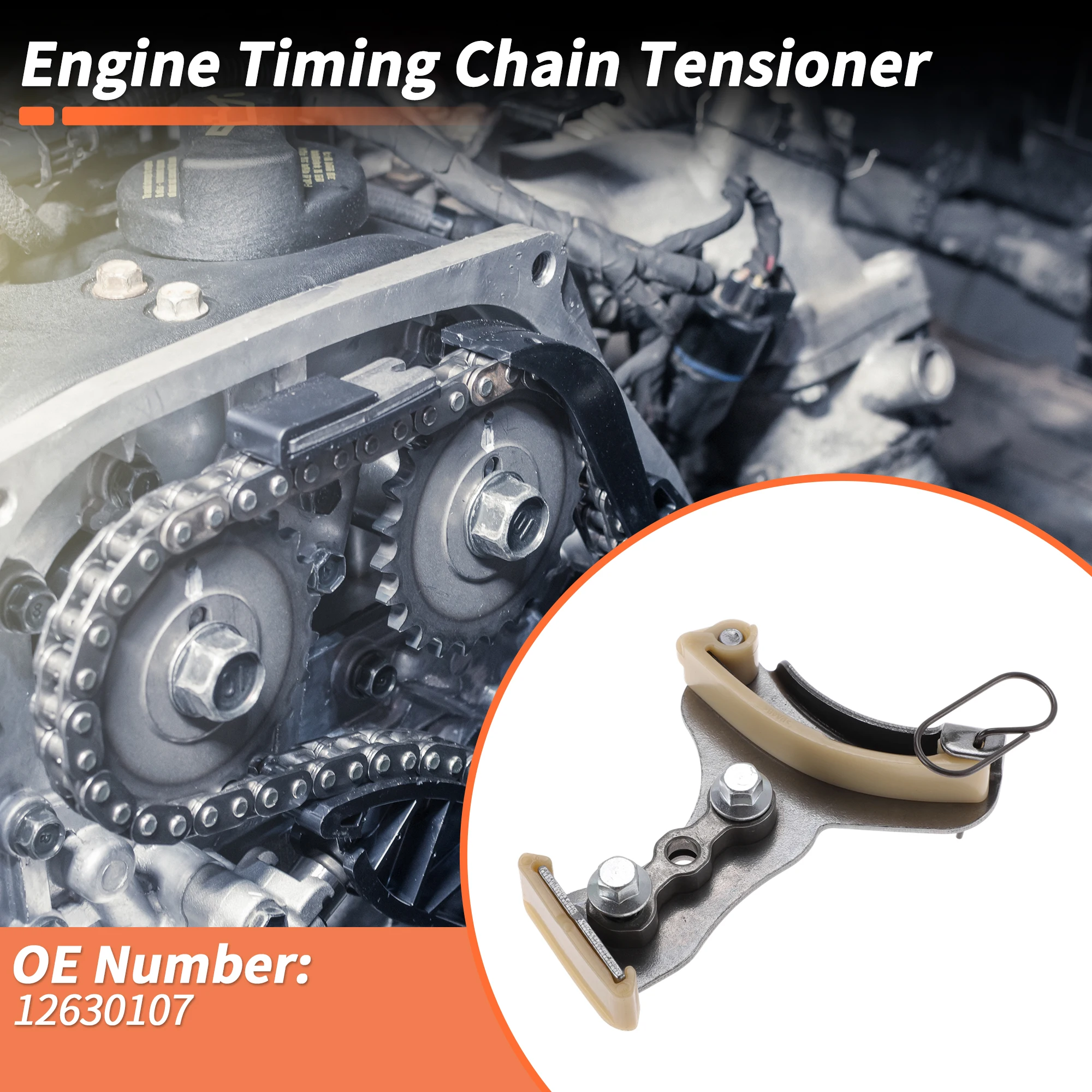 UXCELL Timing Chain Tensioner for CADILLAC CTS 2016-2017 No.12630107 1 Pc
