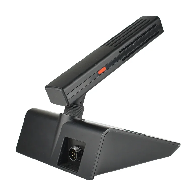 Optimized Performance Professional Conference System, Wired Wireless Microphone Heart-Shaped Durable Metal