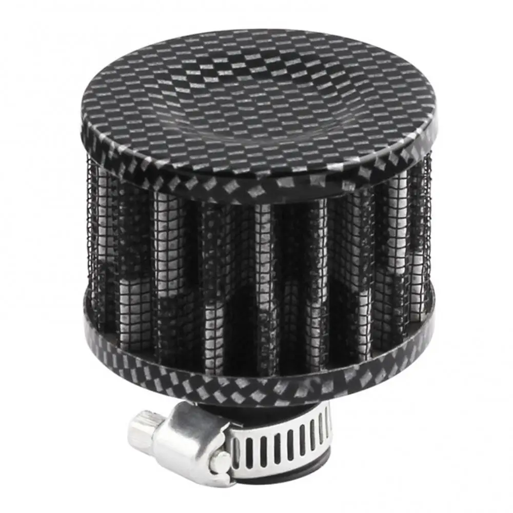 12mm Universal Cold Air Intake Filter Crankcase Vent Valve Breather Filter Red Cone Mini Oil Air Intake For Cars Motorcycles