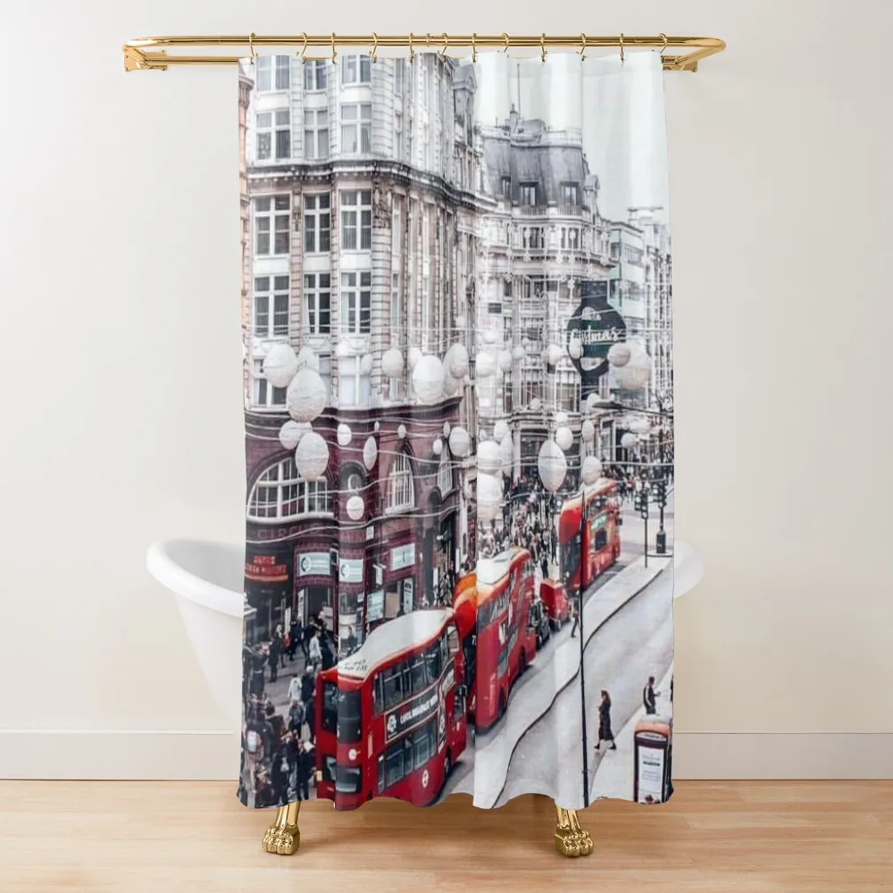 

Christmas In London Shower Curtain Bathroom And Shower Anime Bathroom For The Bathroom And Shower Products Curtain