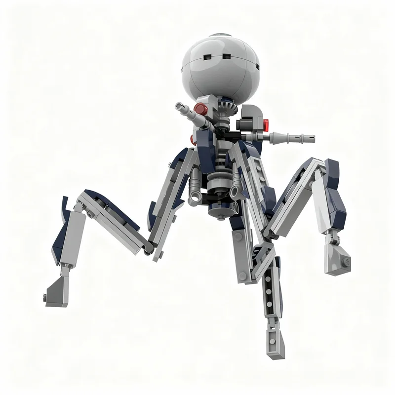 154pcs MOC Tri Droid Star Battle Model Building Blocks Toy Construction Christmas Gifts Idea Creative Assemble Birthday Kids