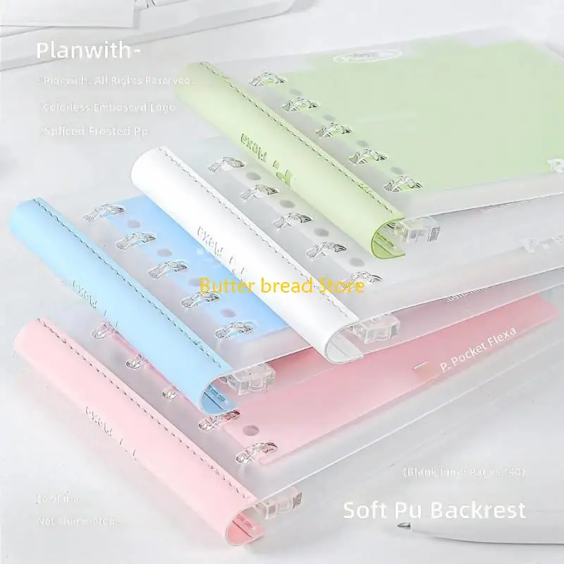 W89C Light Weight 100G Miniature Notebook Pocket Journal Notebook With Thick Clear Plastic Cover For Easy Carrying