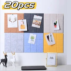 1-20PCS Nine Grid Felt Message Board Home Picture Display Board Wall Decoration Board Office Notepad Message Board Felt Board