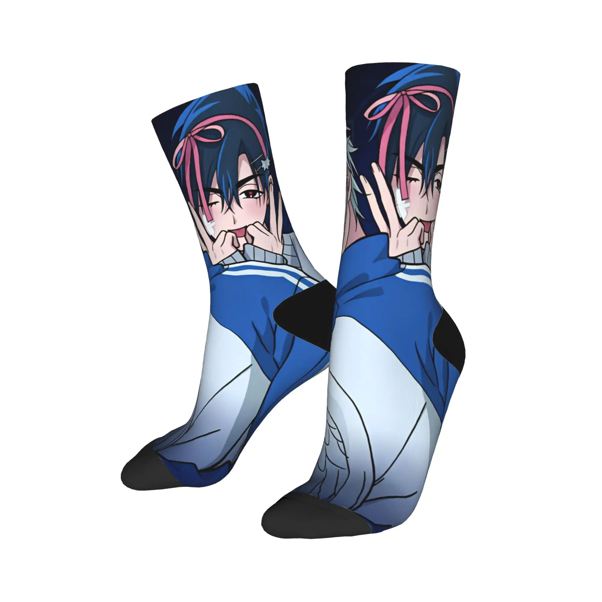 Alien Stage Stockings Unisex Men  Socks Breathable Funny Socks Winter Skateboard Anti Skid Graphic Socks Gift