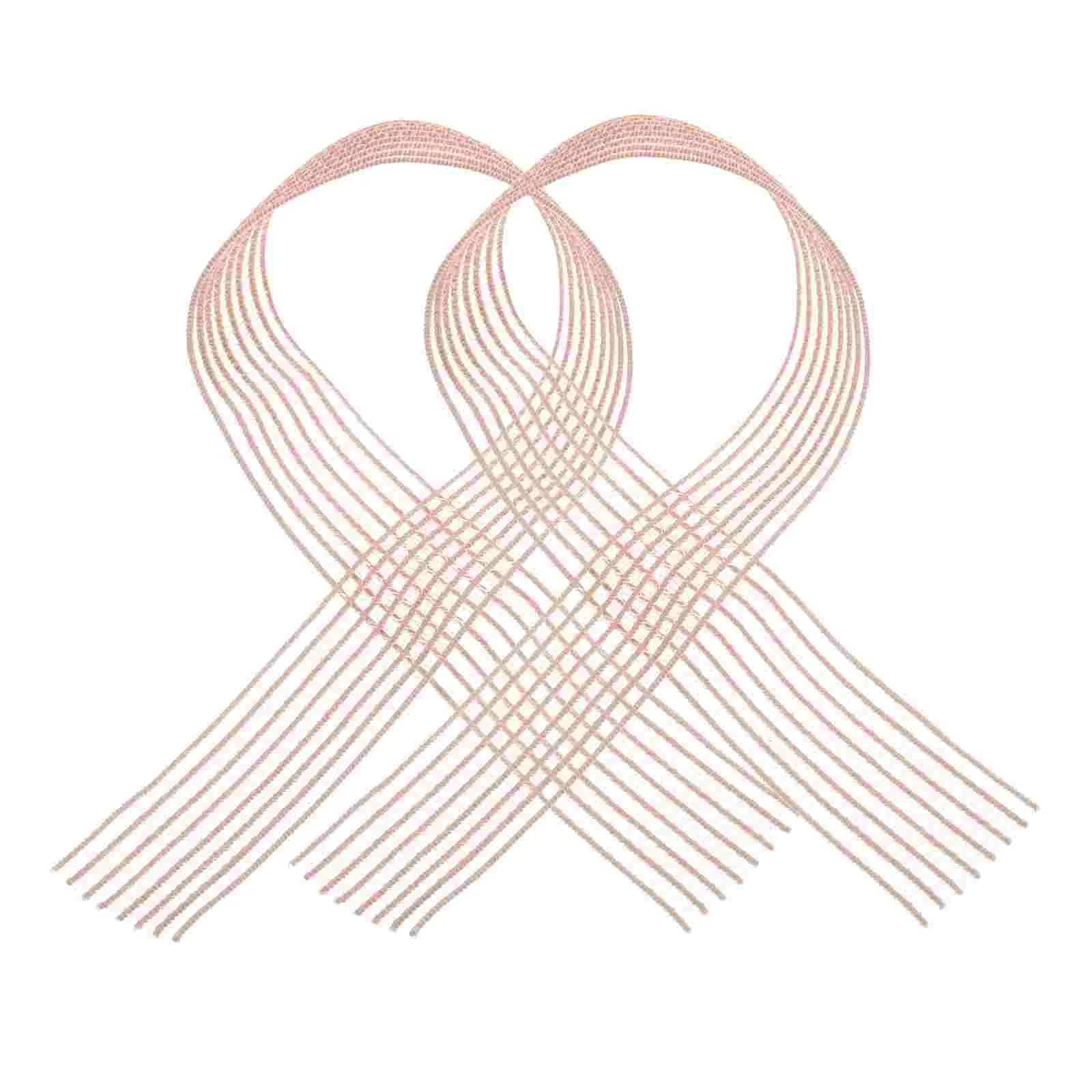 2 Pcs Dance Shoe Elastic Band Ballet Ribbon Belt Point Shoes Flats Rope Pointes