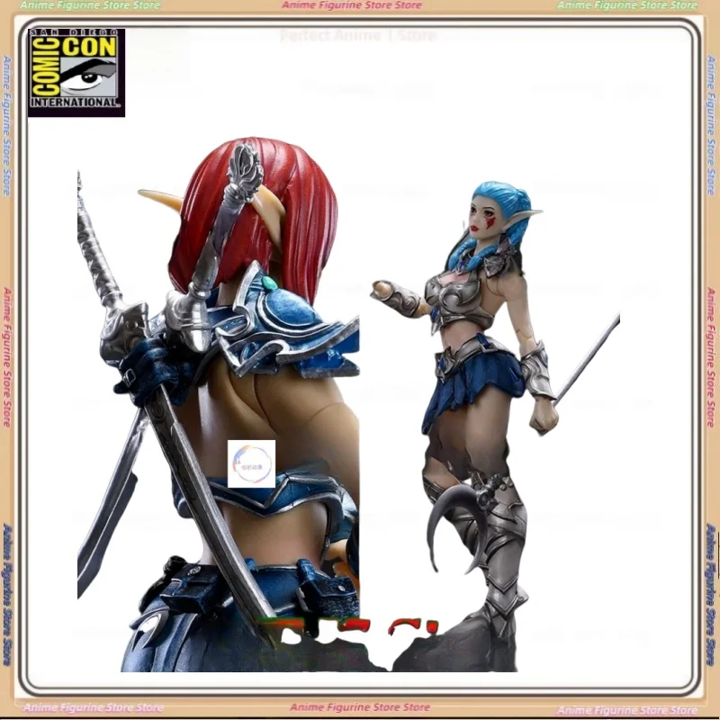 

WOW 1/12 Scale Collectible Figure Oak Town Fairy Elf Guard Adventure World Battle Doll 6inch women Action Figure Soldier Model