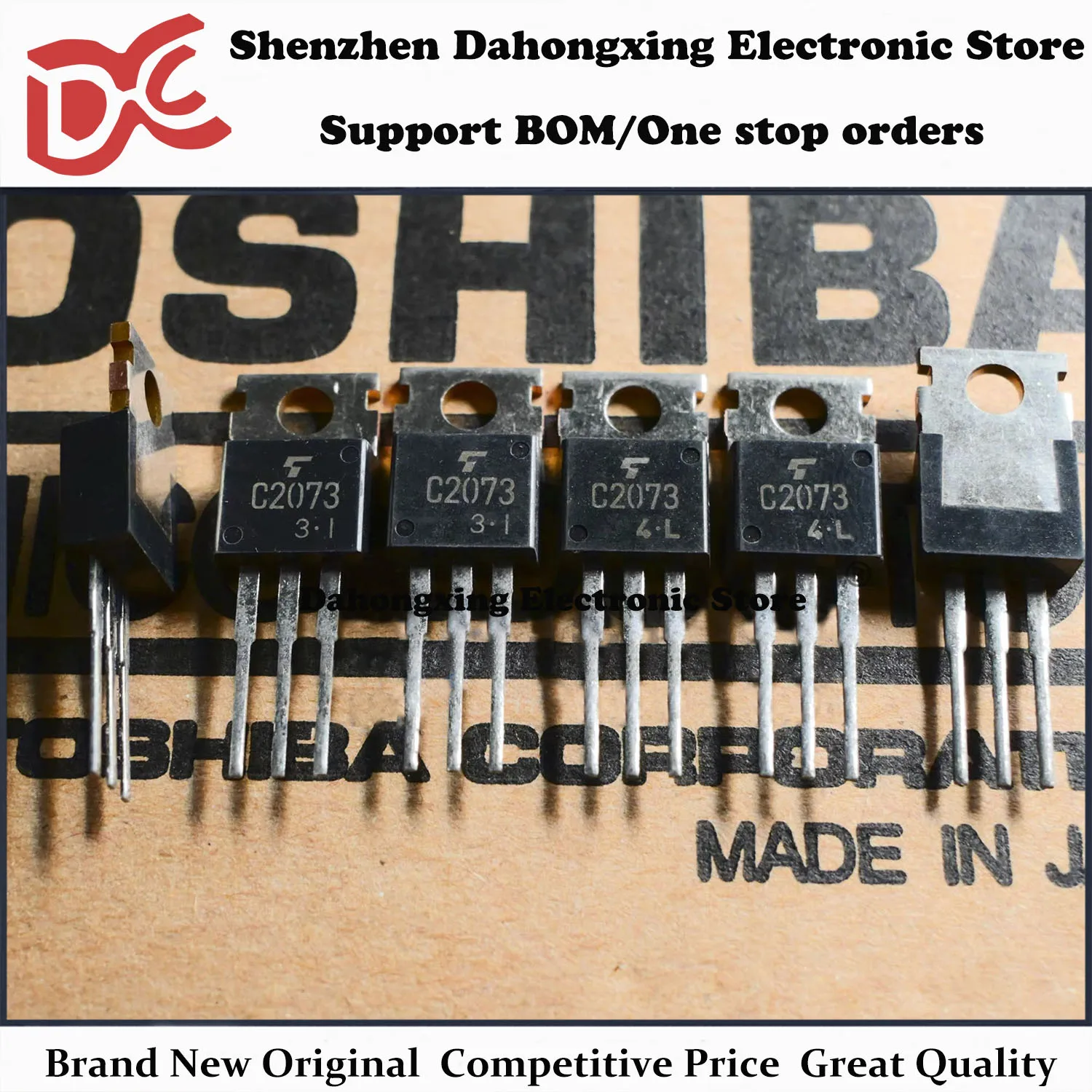 

New Original 10Pairs 2SA940 A940 + 2SC2073 2SC2073 TO-220 Audio Amplifier Transistor Electronic Components Great Quality