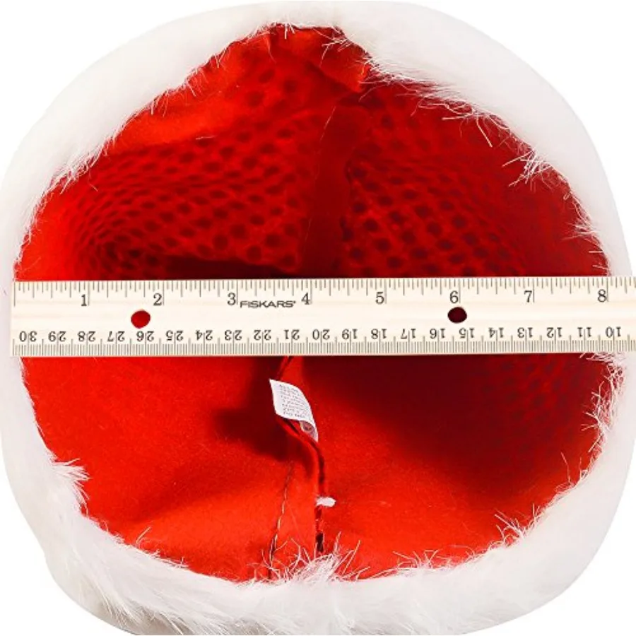 قبعات حفلات مضحكة قبعة سانتا مع تصميم ترتر أحمر للاحتفالات في العطلات، نمط قبعة شجرة عيد الميلاد مثالي للمناسبات الاحتفالية