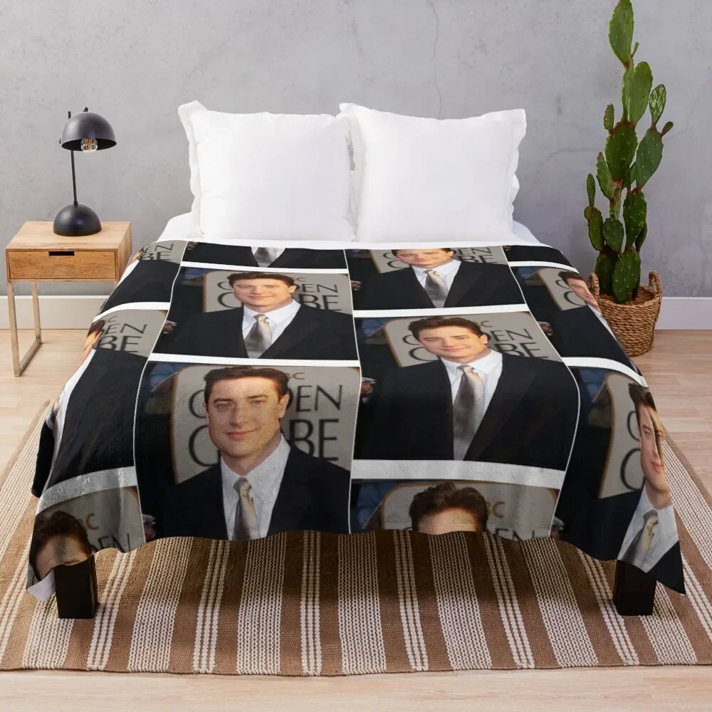 Brendan Fraser business Throw Blanket Bed Heavy Beautifuls warm for winter Blankets