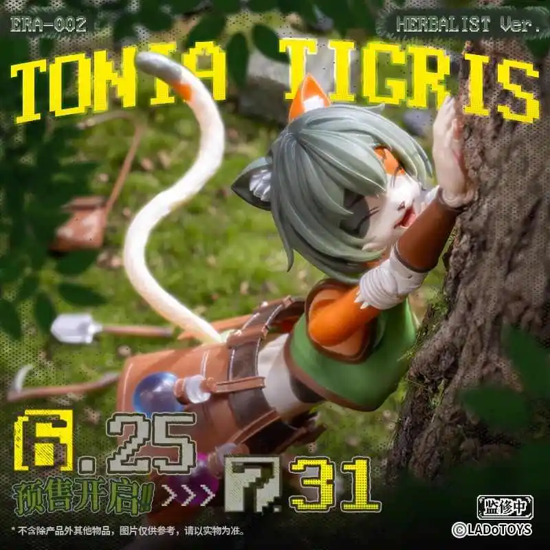 

Pre-Sale New Ladotoys Cat Tonya Action Figure Model Collect Herbs Calico Cat Girl Animation Original Model Toy Collection Gift