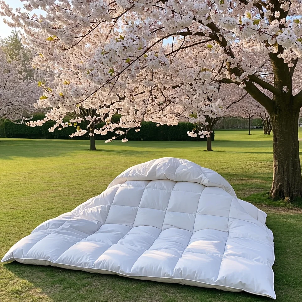 All Season Queen Cooling Comforter - Premium 2100 Series Down Alternative Comforter - Quilted Duvet Insert with Corner Tabs - Luxury Soft Hotel Comforter - Winter Warm - Reversible - White